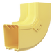 PANDUIT FRIVRA4X4LYL - Bajada Vertical Interior 90° / Radio de Curvatura 50.8 mm / Canaleta 4x4 / Tapa Integrada / PC/ABS / Amarillo | SIERRA STORE