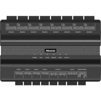Controlador de Acceso 4 Puertas / Linux / 100,000 Usuarios y 500,000 Tarjetas / 200,000 Registros / RS485 Wiegand OSDP / TCP-IP / PoE | SIERRA STORE