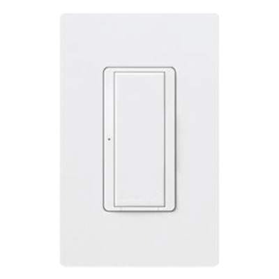 Interruptor on/off Maestro / 8 A iluminación / 1/10 HP (3 A) motor / 120-277 V~ / dos hilos sin neutro / RF 431-437 MHz / sistema | SIERRA STORE