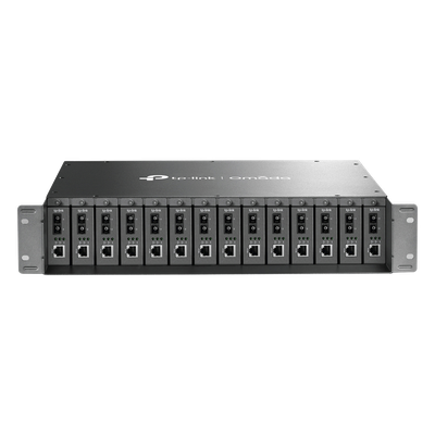 Chasis para Montaje en Rack / 14 Bahías / 2U / Alimentación 9 VCC / 14 Salidas / 100-240 VCA / Plug and Play | SIERRA STORE