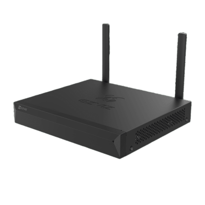 NVR 3K (5 Megapixel)  / Para 4 Cámaras / 2 antenas Wi-Fi / Compresión H.265 / Almacenamiento hasta 8TB / Salida HDMI-VGA /...