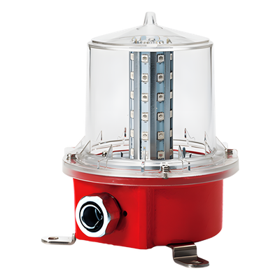 Luz de Obstrucción de Aviación LED / Baja Intensidad Tipo A / 24 VCD / IP66 / ICAO / Rojo | SIERRA STORE
