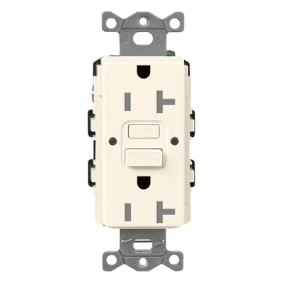 Receptáculo GFCI / 15 A / 125 V / Autoprueba Automática / Tamper-Resistant / Color Biscuit | SIERRA STORE