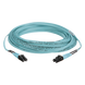 PANDUIT FX2ERLNLNSNM015 - Jumper de Fibra Óptica / OM3 50/125 / LC-LC Dúplex / OFNR Riser / Aqua / 15 m (49.21 pies) | SIERRA STORE