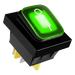 ACCESSPRO APB-03121-G - Interruptor Industrial / LED Verde / IP65 / NO-COM-NC / -40°C a 125°C / 30A / 38 x 28 x 29.5 mm | SIERRA STORE