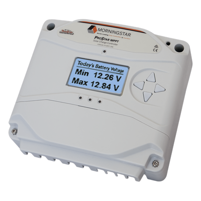 Controlador de Carga Solar MPPT / 25 A / LCD / TrakStar 99% / 12V-24V / 1100 W / 3.6 ft | SIERRA STORE