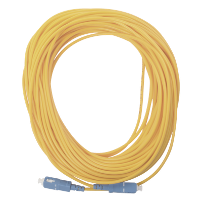 Jumper de Fibra Óptica Simplex, Monomodo, con Conectores SC/UPC-SC/UPC, de 20 Metros | SIERRA STORE