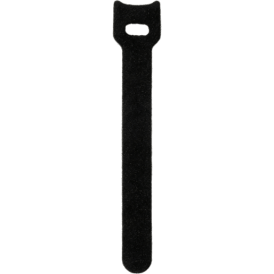 Cinchos de Velcro Reutilizables para Organización de Cables / Ajustables y Autoadherentes / Color Negro / 20 × 200 mm / Paquete con 10 | SIERRA STORE