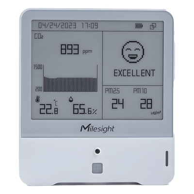 Panel Digital IoT / Monitoreo IAQ 10 Parámetros / LoRa / CO₂ TVOC HCHO O₃ PM2.5 PM10 / Pantalla Inteligente | SIERRA STORE