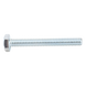 Tornillo Máquina / Grado 2 / 1/4" (6.4 mm) / 2" (50 mm) / Rosca Parcial / Galvanizado Electrolítico | SIERRA STORE