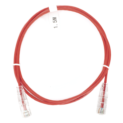 LINKEDPRO BY EPCOM LP-UT6-150-RD-28 - Cable de Parcheo Slim UTP / Cat6 / 1.5 m (4.92 ft) / 28 AWG / 1 Gbps / Rojo | SIERRA STORE