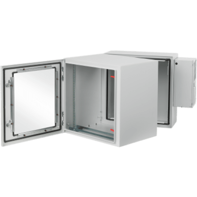 Gabinete Rack ProTek de Doble Bisagra con Puerta de Ventana / 48.54 x 23.62 x 27.95 in (1233 x 600 x 710 mm) / NEMA Type 12, IP55 | SIERRA STORE
