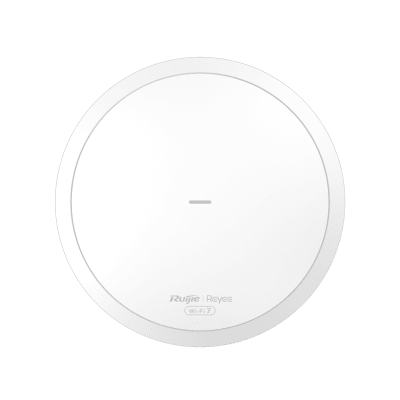 Punto de acceso Wi-Fi 7 para interior en techo hasta 3.57 Gbps doble banda 802.11be MU-MIMO 2x2 - RUIJIE