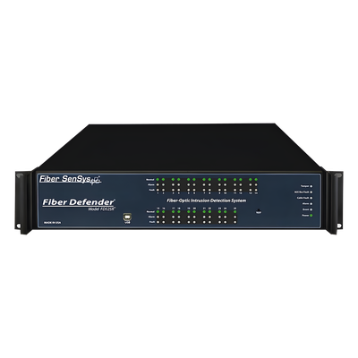 Sensor de Seguridad Perimetral por Fibra Óptica / Hasta 25 Zonas / 0 a 800 m (2,625 pies) de Protección / Rack 19" 2U | SIERRA STORE