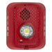 Sirena con Estrobo LED / 2 Hilos / Candela Seleccionable hasta 185 cd / 24 Vcd / Montaje en Pared | SIERRA STORE