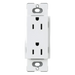 Tomacorriente Dúplex / 15 A / 125 V / Estilo Decorador / Perfil Delgado / Terminales de Tornillo | SIERRA STORE