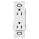 Tomacorriente Dúplex / 15 A / 125 V / Estilo Decorador / Perfil Delgado / Terminales de Tornillo | SIERRA STORE
