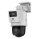 HIKVISION DS-2SE2C400MWG-E/14 - Cámara PTZ TandemVu IP / Dual Sensor 4 MP + 4 MP / Lentes 2.8 mm + 8 mm / Dual Light IR + Blanca 30 m | SIERRA STORE
