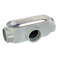 Caja de Registro Ovalada Tipo T / 2 Pulgadas / Rosca NPT / Aluminio Diecast / Hermética / UL y CSA | SIERRA STORE