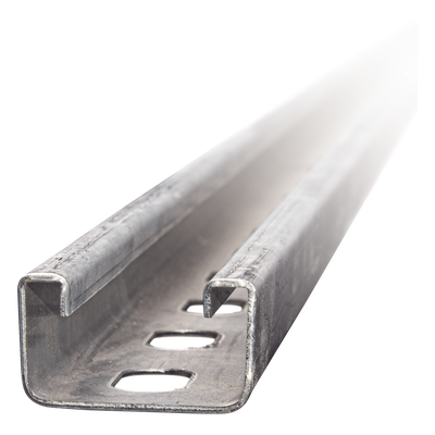 Unicanal Perforado / 4 x 4 cm / 3 m (10 ft) / Calibre 14 / Acero Pregalvanizado / 1.9 mm / 1.7 kg/m | SIERRA STORE