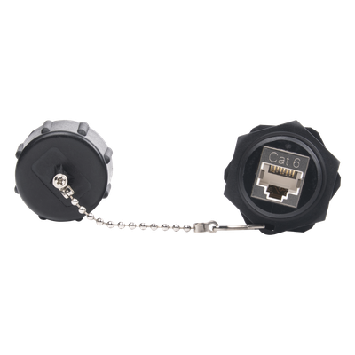 LINKEDPRO BY EPCOM LP-C6WP-CP - Acoplador Industrial / Cat 6 Blindado / IP67 Waterproof / -10°C a 60°C / 750 Ciclos / 50μm Oro | SIERRA STORE