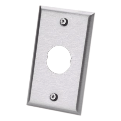 PANDUIT IAEFP1 - Placa de Pared Industrial / 1 Puerto / Acero Inoxidable / Montaje Vertical / Superficie Plana | SIERRA STORE