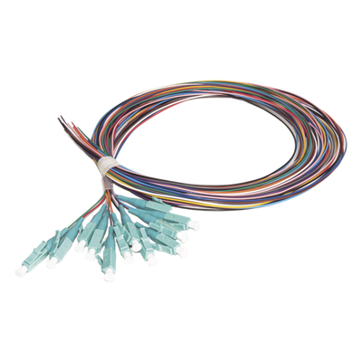 LINKEDPRO BY EPCOM LP-FO-MM-PIG-12-LC - Kit de Pigtails / OM3 50/125 / LC Duplex / 2 m (6.56 ft) / 12 Piezas / Aqua | SIERRA STORE