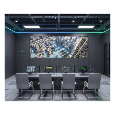HIKVISION DS-VW3X20B55 - Kit Videowall 3x2 / 6 Pantallas 55" Full HD / Decodificador 16CH 4K / Base de Piso / | SIERRA STORE