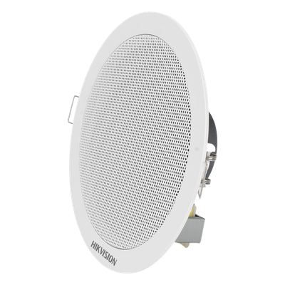 HIKVISION DS-QAE0206G1-V - Altavoz de Plafón / 6 Watts / Línea 100 V / Rejilla Metálica / 96 dB / Interior | SIERRA STORE
