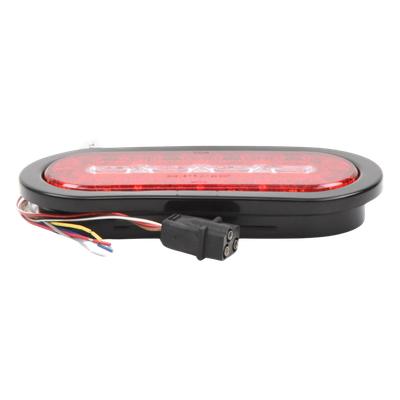 Luz LED Multifuncional Trasera / 69 Patrones de Destello / 12-24 V / IP67 / Conector PL3 / 5.4" x 5.4" | SIERRA STORE