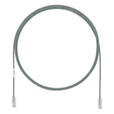 PANDUIT UTP28SP3GY - Cable de Parcheo UTP / Cat6 / 28AWG / 3.8mm / 0.91m (3 Pies) / LSZH-CM / PoE++ | SIERRA STORE