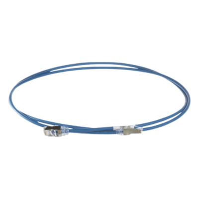 PANDUIT STP28X4MBU - Patch Cord Cat6A / 28 AWG / S/FTP Blindado / 4 m (13.1 ft) / CM/LS0H / PoE Tipo 3 y 4 | SIERRA STORE