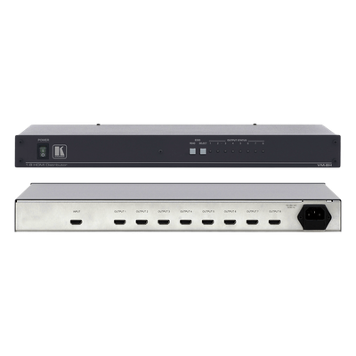 Amplificador de Distribución HDMI | 1 Entrada a 8 Salidas | 6.75 Gbps (2.25 Gbps por canal) | HDCP | Deep Color | x.v.Color | Lip Sync | SIERRA STORE