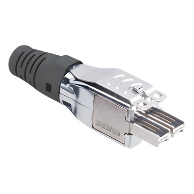 SIEMON T7P4-B01-2 - Plug TERA / 4 Pares / Cat 7/7A / S/FTP y F/FTP / 26 AWG / 1.2 GHz / Negro | SIERRA STORE