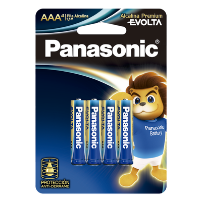 Batería Alcalina AAA / 1.5V / Zinc-Manganeso / No Recargable / Paquete 4 Unidades / -20°C a 55°C / 11 g | SIERRA STORE