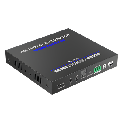 Receptor HDMI IP / 4K@60Hz / Cero Latencia / Extensión 100 m (328.1 ft) / Cat 6/6a/7 / Audio 7.1 / IR Bidireccional / ARC / HDMI Loop | SIERRA STORE