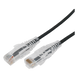 LINKEDPRO BY EPCOM LP-UT6A-500-BK-28 - Cable de Parcheo Slim UTP Cat6A / 5 m (16.40 ft) / 28 AWG / RJ45 / Negro | SIERRA STORE