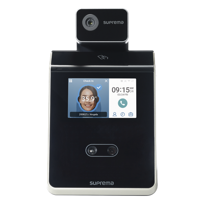 Terminal de Control de Acceso Facial / Detección de Temperatura / 30,000 Usuarios / Pantalla Táctil 4" / TCP/IP y RS-485 / Bluetooth y | SIERRA STORE