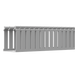PANDUIT FC4X3LG2 - Canaleta Ranurada con Tapa / Tipo F / 108 mm Ancho / 79.2 mm Alto / 6.6 ft (2 m) Largo / Gris Claro | SIERRA STORE