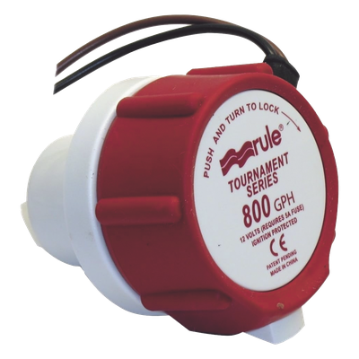 Bomba de reemplazo / 800 GPH (3028 LPH) / 12V DC / 5A fusible / 0.34 kg | SIERRA STORE