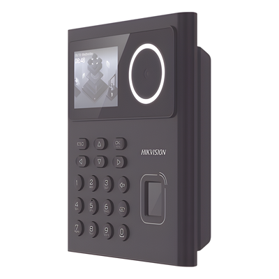 HIKVISION DS-K1T320MFWX-B/S - Terminal Biométrica / Reconocimiento Facial Deep Learning / 500 Rostros / 1,000 Huellas / Wi-Fi / | SIERRA STORE