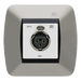Módulo de Pared XLR / 60 mm / Alimentación Phantom 0-48 VDC / Balanceado/No Balanceado / Chasis Zincado / Blanco | SIERRA STORE