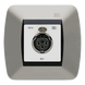 Módulo de Pared XLR / 60 mm / Alimentación Phantom 0-48 VDC / Balanceado/No Balanceado / Chasis Zincado / Blanco | SIERRA STORE