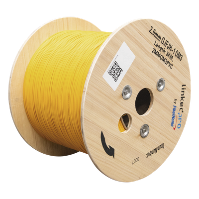 LINKEDPRO BY EPCOM 2MMOM3PVC - Cable de Fibra Óptica Multimodo OM3 / Simplex 1 Fibra / Tight Buffer 2.0 mm / Atenuación 3.5 dB/km | SIERRA STORE