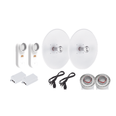 Kit de Enlace Punto a Punto / 16 km (52.5 ft) / 27 dBi / 5.1-6.4 GHz / 700 Mbps | SIERRA STORE