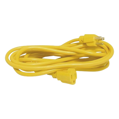 Extensión Eléctrica de Uso Rudo / 7.6 m (24.9 ft) / 127 V CA / 10 A / NEMA 5-15R / Aterrizada | SIERRA STORE