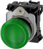 Lampara de señalización plástica con led color Verde, 110Vca | SIERRA STORE