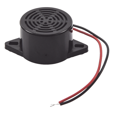 Zumbador para Chapas y Contrachapas / 85 dB / 12 Vcc / 400 Hz / 2.5 cm | SIERRA STORE