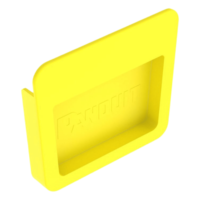 PANDUIT FREC4X4LYL - Tapa Final para Canaleta / 4x4 / Instalación a Presión / Radio de Curvatura 50.8 mm / PVC Rígido y ABS / Amarillo | SIERRA STORE