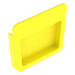 PANDUIT FREC4X4LYL - Tapa Final para Canaleta / 4x4 / Instalación a Presión / Radio de Curvatura 50.8 mm / PVC Rígido y ABS / Amarillo | SIERRA STORE